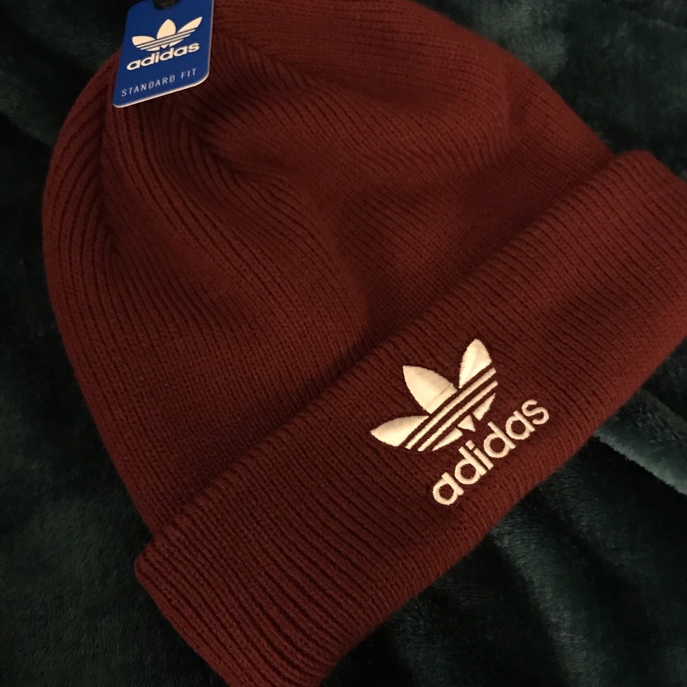 Adidas Burgundy Beanie